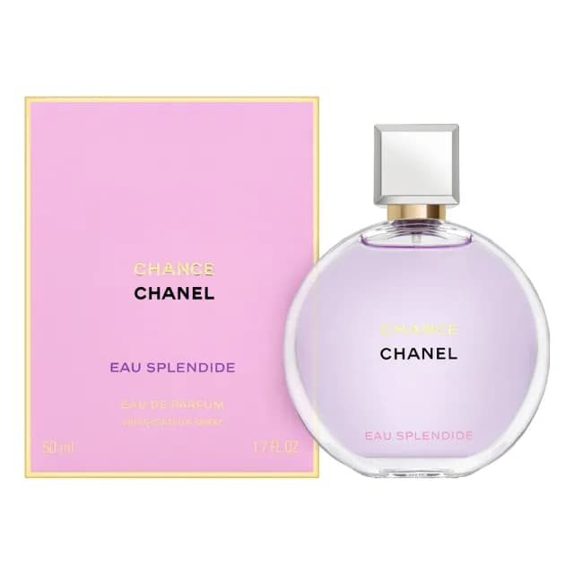 【CHANEL 香奈兒】CHANCE紫色霓幻香水 50ml(國際航空版)