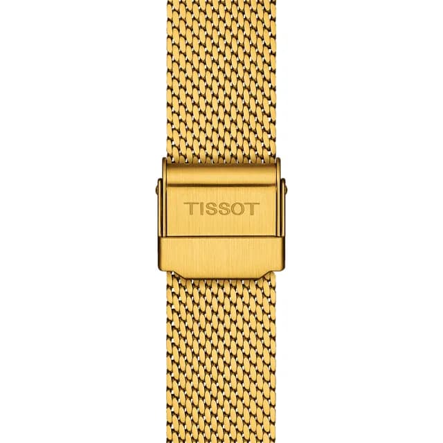 【TISSOT 天梭】Everytime 經典雋永米蘭女錶-金 手錶 送禮 推薦(T1432103302100)