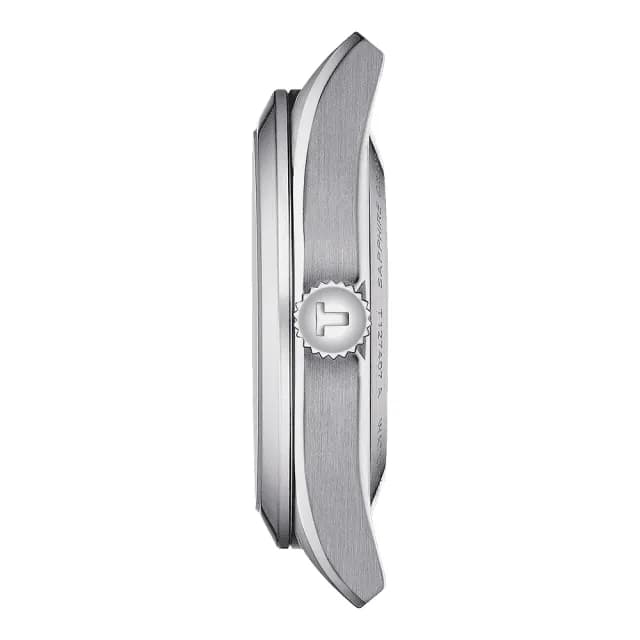 【TISSOT 天梭】GENTLEMAN 80小時矽游絲開芯機械手錶-藍 七夕 情人節禮物(T1274071104101)