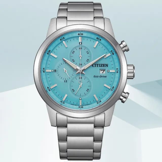 【CITIZEN 星辰】Chronograph系列 時尚光動能計時腕錶 七夕 情人節 送禮 推薦(CA0748-80L)