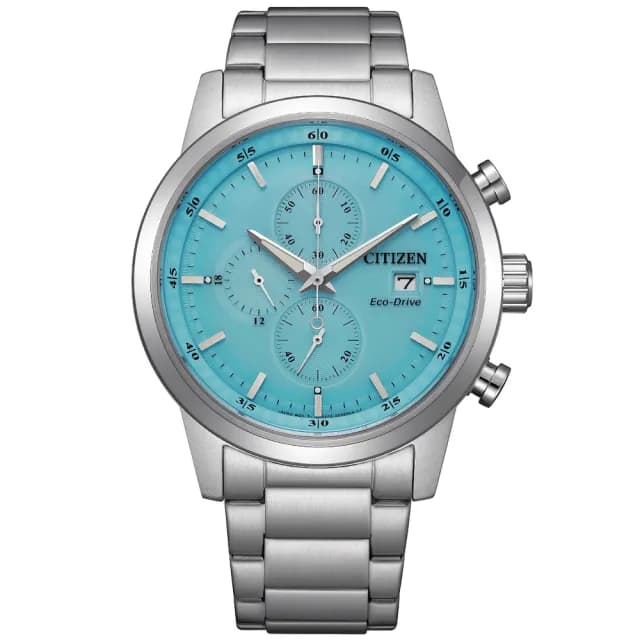 【CITIZEN 星辰】Chronograph系列 時尚光動能計時腕錶 七夕 情人節 送禮 推薦(CA0748-80L)