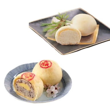 【寶泉】中秋2件組-小月餅 9入/盒+御丹波 9入/盒(中秋送禮 月餅 小月餅)
