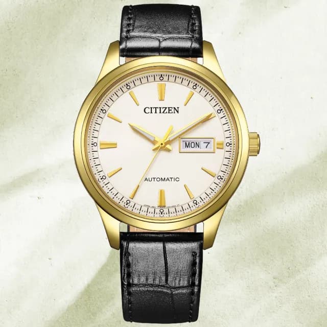 【CITIZEN 星辰】Mechanical系列 台灣限量 日期機械腕錶 七夕 情人節 送禮 推薦(NY4059-09A)