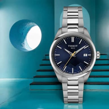 【TISSOT 天梭】PR100 Jungfraujoch 少女峰系列特別款石英手錶-34mm 女錶 畢業 禮物(T1502101104101)