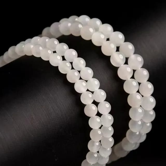 【MoonDy】雙11 父親節禮物 手鏈 平安手鍊 手串配件 白玉手串 手鍊 玉 手串珠 和田玉手串 小飾品 手鍊女 招