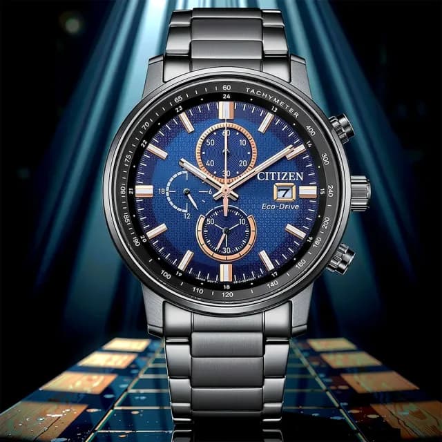 【CITIZEN 星辰】亞洲限定 情人節推薦款 光動能計時手錶 禮物 送禮 推薦(CA0845-83L)