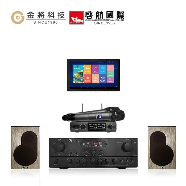 【金將科技】KKPAD10.1雲端伴唱機點歌機藍芽K歌音響組/卡拉OK組-3(贈一年免費雲端歡唱)