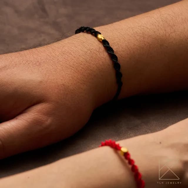 【TLH】雙11 黃金編織手鍊 純金999 金心守護 約重0.03錢±0.01(父親節 情人節 生日 轉運招財 送禮)