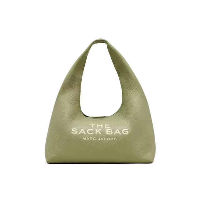 【MARC JACOBS】官方直送 THE SACK 蘆葦綠大型皮革手袋