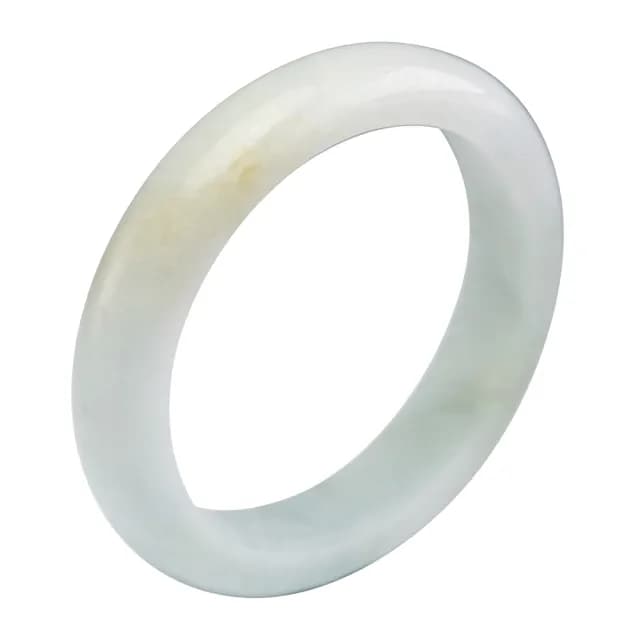 【漢石齋】情人節禮物 天然翡翠A貨 手鐲玉鐲 帶黃翡種 福 利 品(手圍18.4/版寬13.2mm)