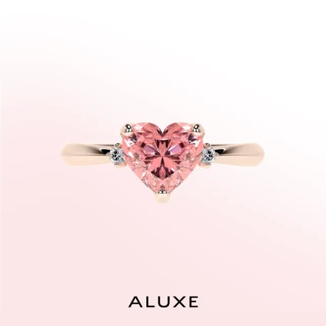 【ALUXE 亞立詩】IGI 1.02克拉 FVPVS1 18K金 粉紅鑽 求婚鑽戒 ROSE My Love 系列 RS3170(培育鑽石)
