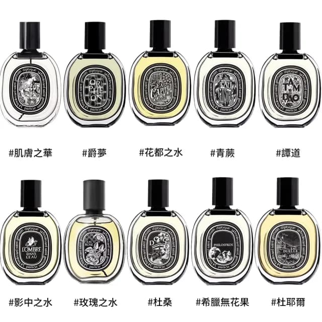 【Diptyque】淡香精 75ml(花都之水/爵夢/影中之水/青蕨/杜桑/無花果 多款任選/國際航空版)