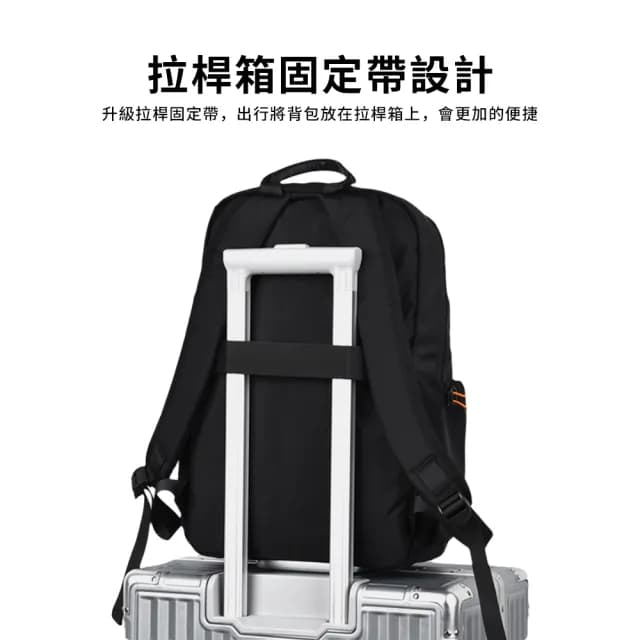 【Starshop】男士大容量商務後背包 大學生書包 休閒旅行側背包 筆電包 電腦雙肩包 書包 男包(父親節禮物)