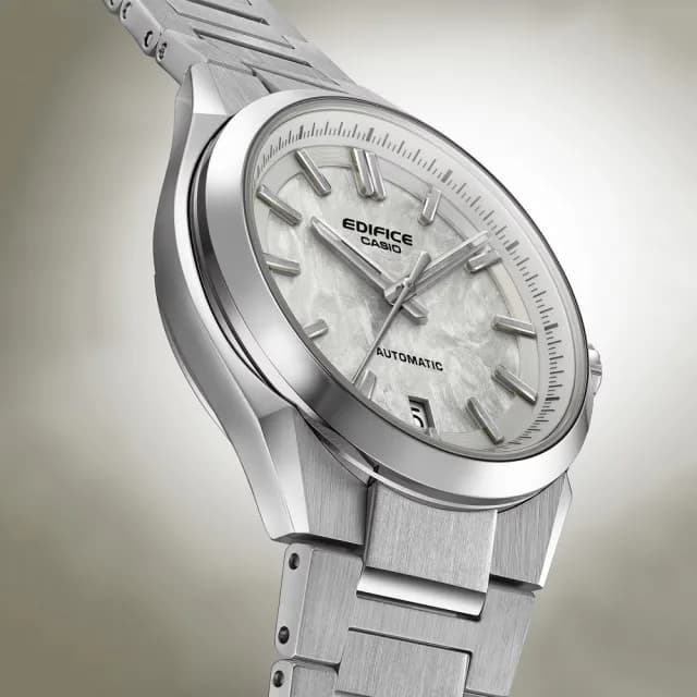 【CASIO 卡西歐】EDIFICE 鍛造碳 經典三針機械腕錶 畢業禮物 送禮 推薦(EFK-100D-7A)