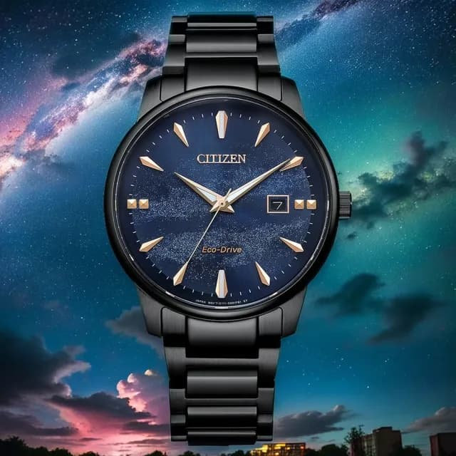 【CITIZEN 星辰】Hebe田馥甄配戴款 天川銀河 光動能手錶 女錶 中性錶 手錶 送禮 推薦(BM7595-89L)