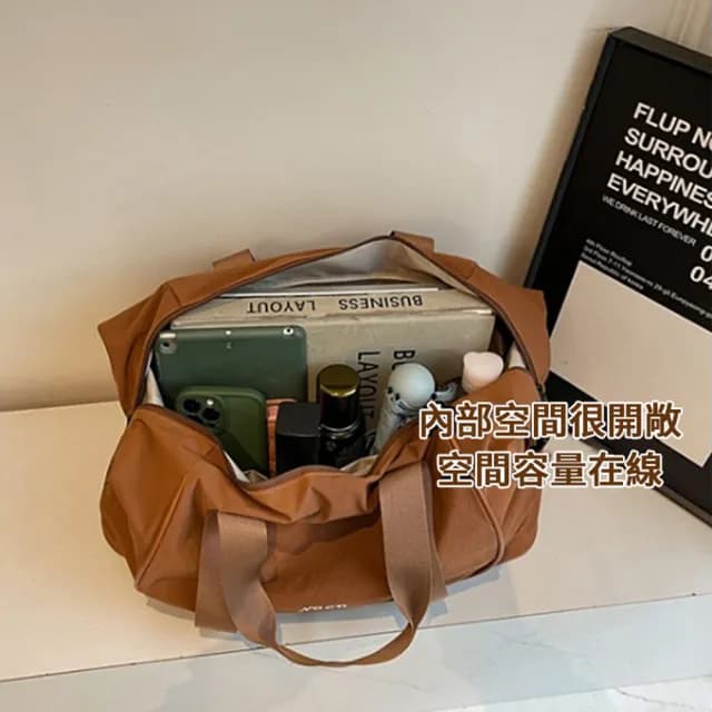 【kingkong】情人節禮物 韓系大容量手提行李袋 尼龍旅行袋 行李包 手提包 斜挎包