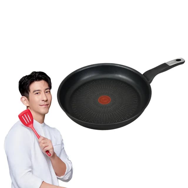 【Tefal 特福】法國製極上御藏系列28CM不沾鍋炒鍋(IH爐可用鍋/電磁爐適用)