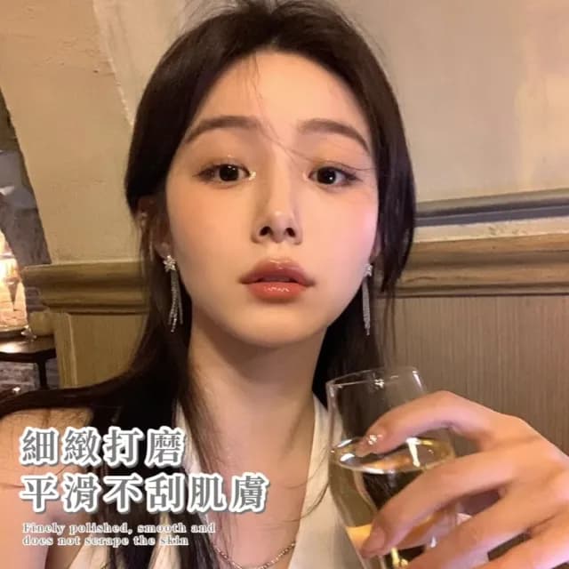 【禮服穿搭】摩登閃爍銀河流星耳掛耳夾(無耳洞 耳夾式耳環 耳飾 長鍊 垂墜 聚餐 舞會 氣質 銀色)