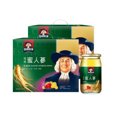 【QUAKER 桂格】養氣蜜人蔘滋補液60mlx30入x2盒(共60入)