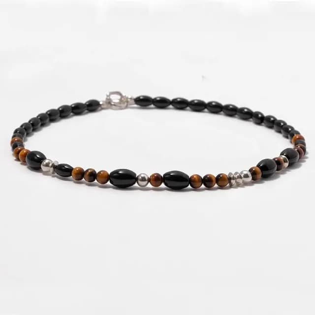 【LEEHER】情人節禮物 鎖骨鏈/毛衣鏈/飾品/項鍊/天然石/復古項鍊/手鍊/耳環/垂墜耳環/串珠手鍊/虎眼石項鍊/