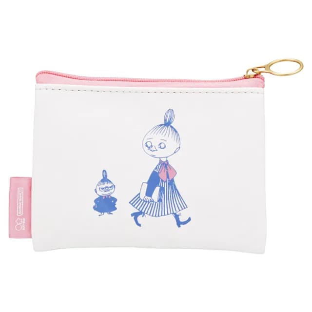 【sun-star】情人節禮物 Moomin 迷你拉鍊收納包 零錢包 小美