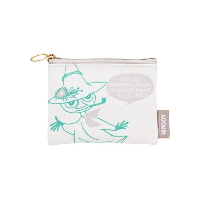 【sun-star】情人節禮物 Moomin 迷你拉鍊收納包 零錢包 嚕嚕米與阿金