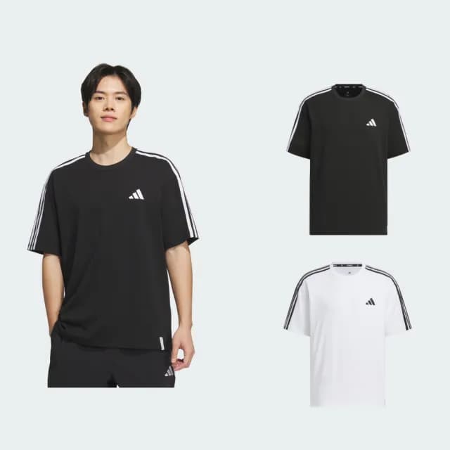 【adidas 愛迪達】休閒運動短袖上衣 T恤 棉質 男(多款任選)