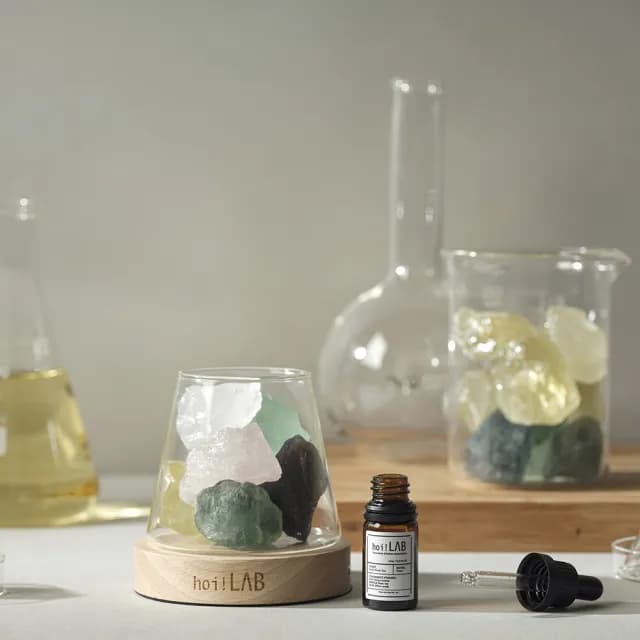 【hoi!LAB】雙11限定★富士水晶擴香燈禮盒-送10ml精油(多款味道可選)