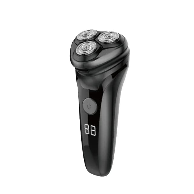 【Kolin 歌林】3D水洗三刀頭電動刮鬍刀(液晶電量顯示/USB充電刮鬍刀/電鬍刀)