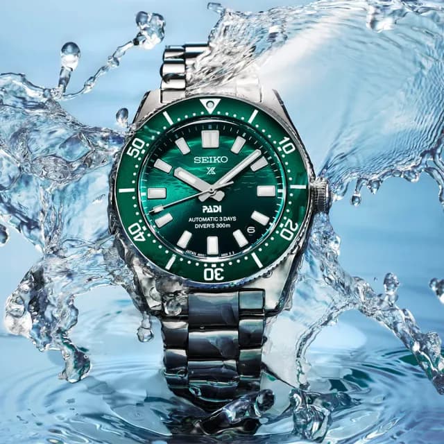 【SEIKO 精工】Prospex PADI特別款 三日鍊 綠色海洋 1965年潛水機械錶 畢業禮物 送禮(SPB501J1/6R55-00N0G)