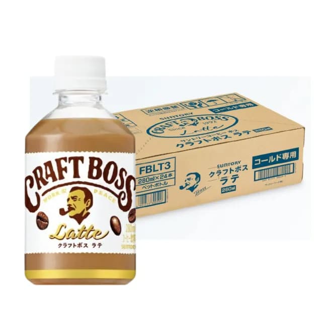 【BOSS】日本SUNTORY三多利 BOSS咖啡 濃郁歐蕾咖啡 280mlx24入 精品級咖啡/中秋/烤肉聚會