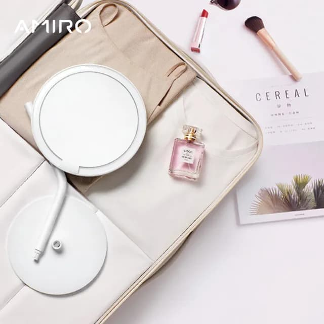 【AMIRO】Mate S 系列LED高清日光化妝鏡(美妝鏡 彩妝鏡 情人節禮物 新年禮物 尾牙)