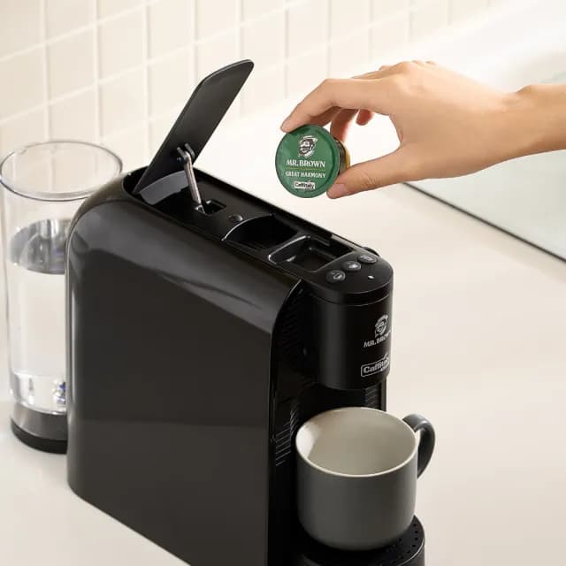 【MR.BROWN 伯朗】膠囊咖啡機 S36 黑