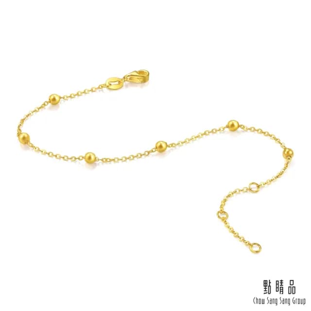 【點睛品】小圓珠O字鍊 黃金手鍊_計價黃金