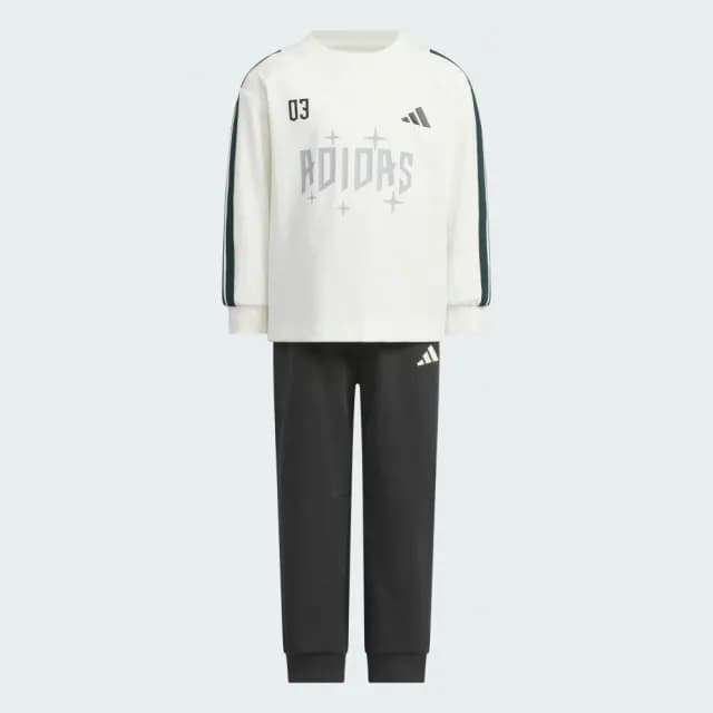 【adidas 愛迪達】SPORTSWEAR 運動套裝 長袖/長褲 童裝 KC5991