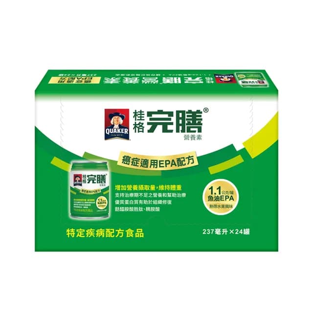 【桂格完膳】癌症適用EPA配方237MLx24入(熱帶水果風味)