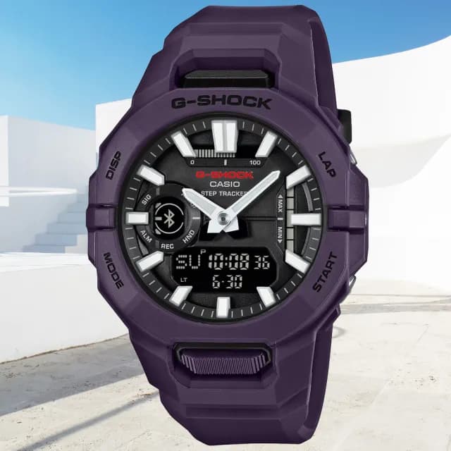 【CASIO 卡西歐】G-SHOCK 藍牙連線 多功能運動腕錶 七夕 情人節 送禮 推薦(GBA-950-2A)