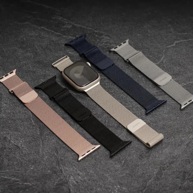 【MAGEASY】Apple Watch Milanese 米蘭不鏽鋼磁扣錶環(40/41/42適用)