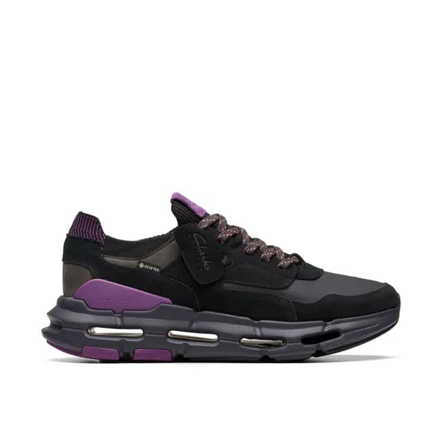 【Clarks】男鞋NXE Lo GTX GTX防水蜂巢狀大底高回彈緩震休閒鞋 運動鞋 戶外鞋(CLM73541C)