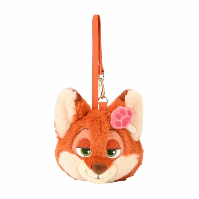 【Disney 迪士尼】情人節禮物 動物方城市 茱蒂 尼克 洪金豹 零錢包掛件(耳機包/吊飾)