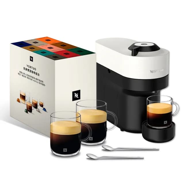 【Nespresso】臻選厚萃Vertuo POP膠囊咖啡機_多色任選(完美饗宴100顆迎新會員組/送禮/入厝/義式/冷萃)