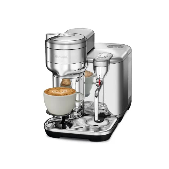 【Nespresso】臻選厚萃Vertuo Creatista膠囊咖啡機_不鏽鋼金屬色(瑞士頂級咖啡品牌/義式/拿鐵/奶泡機/冷萃)