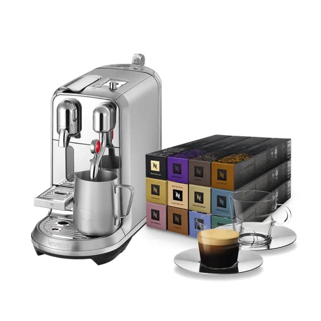 【Nespresso】特價到今天！膠囊咖啡機 Creatista Plus(探索禮盒120顆迎新會員組/義式/拿鐵/奶泡機)