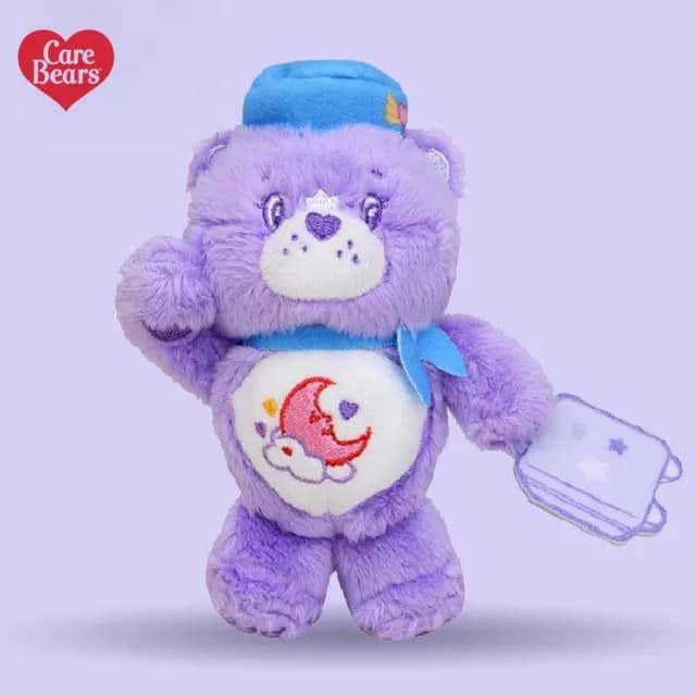 【Care Bears】美國彩虹熊愛心熊飛行員旅行系列正版授權毛絨玩偶吊飾(女兒女友生日交換聖誕禮物)