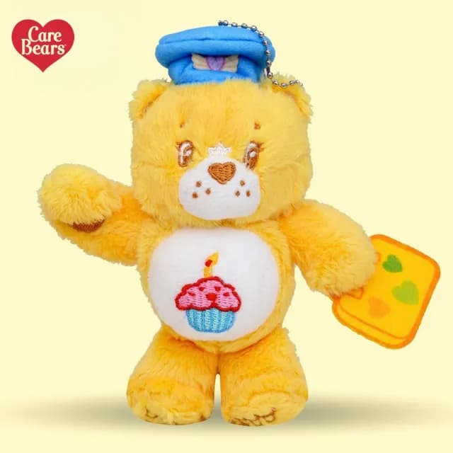 【Care Bears】美國彩虹熊愛心熊飛行員旅行系列正版授權毛絨玩偶吊飾(女兒女友生日交換聖誕禮物)