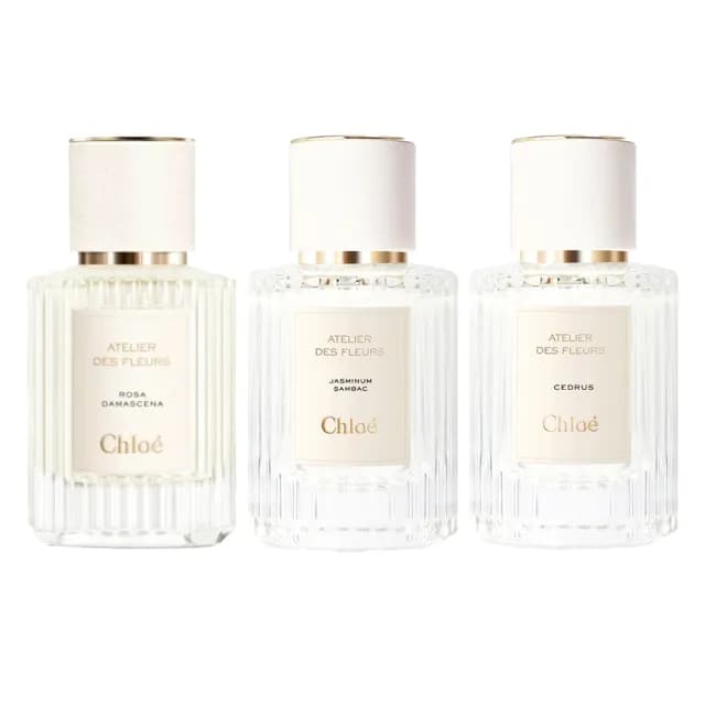 【Chloe’ 蔻依】仙境花園系列-淡香精 50ml(多款任選 國際航空版 北國雪松/大馬士革玫瑰/茉莉/木蘭詩語)