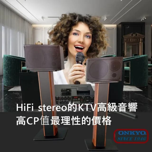 【JDK歌大師】KTH220 專業PRO級KTV音響ONKYO 重低音(麥克風音箱 藍芽麥克風 家庭KTV 卡拉OK)