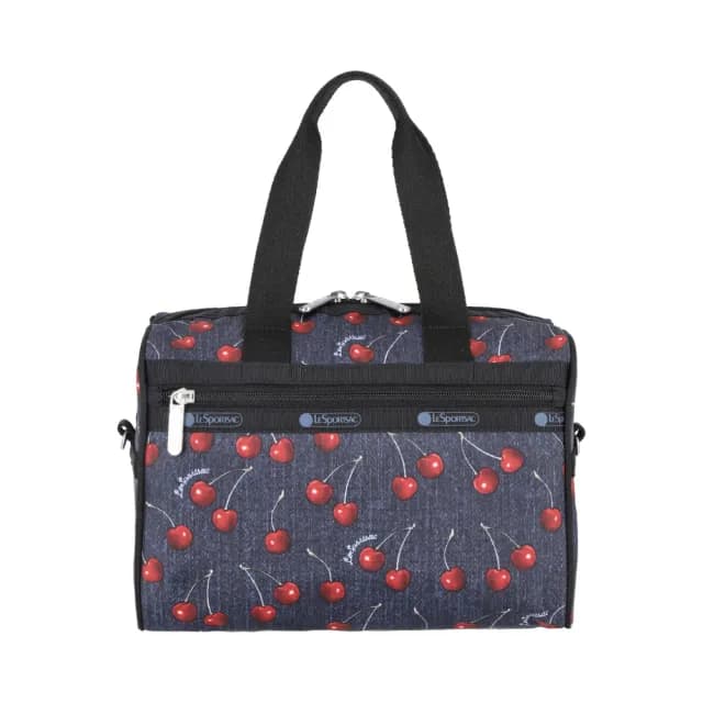 【Lesportsac】小型日常 手提肩背兩用包 送禮 禮物 女包 男包 情人節禮物(夏日櫻桃)
