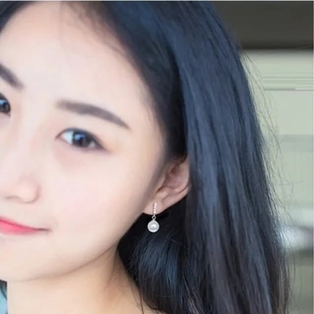 【Emi 艾迷】韓系美好晨光優雅鋯石珍珠耳環 耳夾 夾式耳環 無耳洞(蚊香盤耳夾/針式耳環)