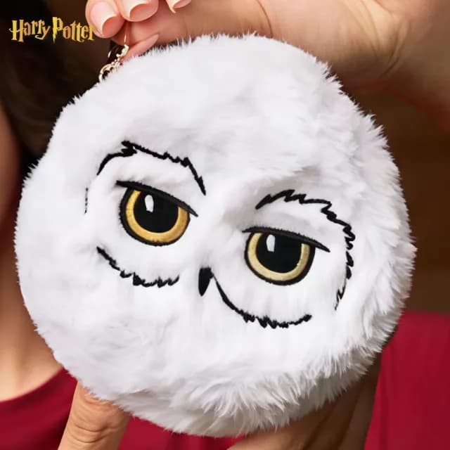 【Harry Potter 哈利波特】正版授權貓頭鷹嘿美毛絨飾品收納盒小珠寶盒(閨蜜女友女兒老婆生日聖誕交換禮物)